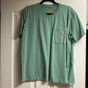 mint green carhartt T